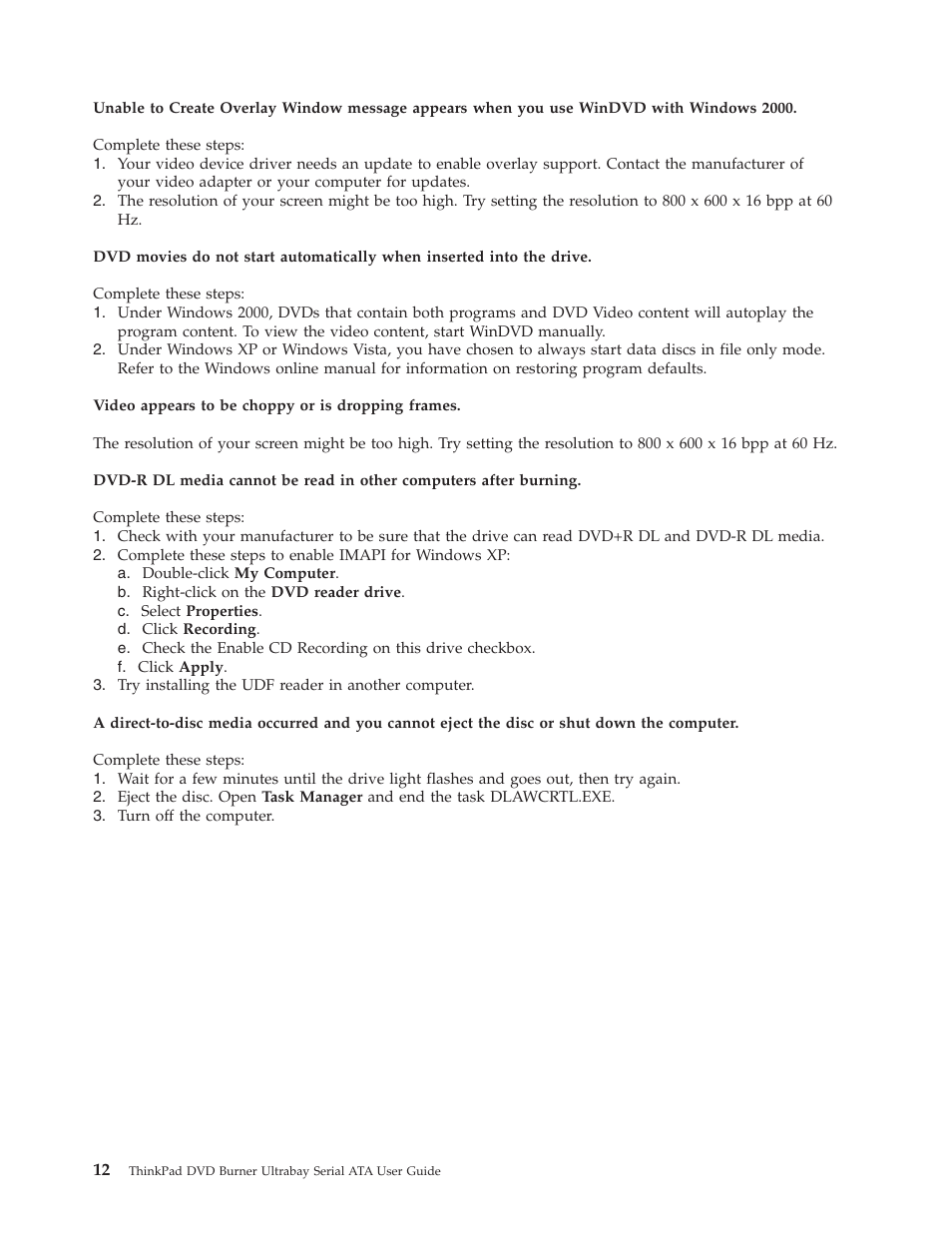 Lenovo ThinkPad 43N3222 User Manual | Page 24 / 40