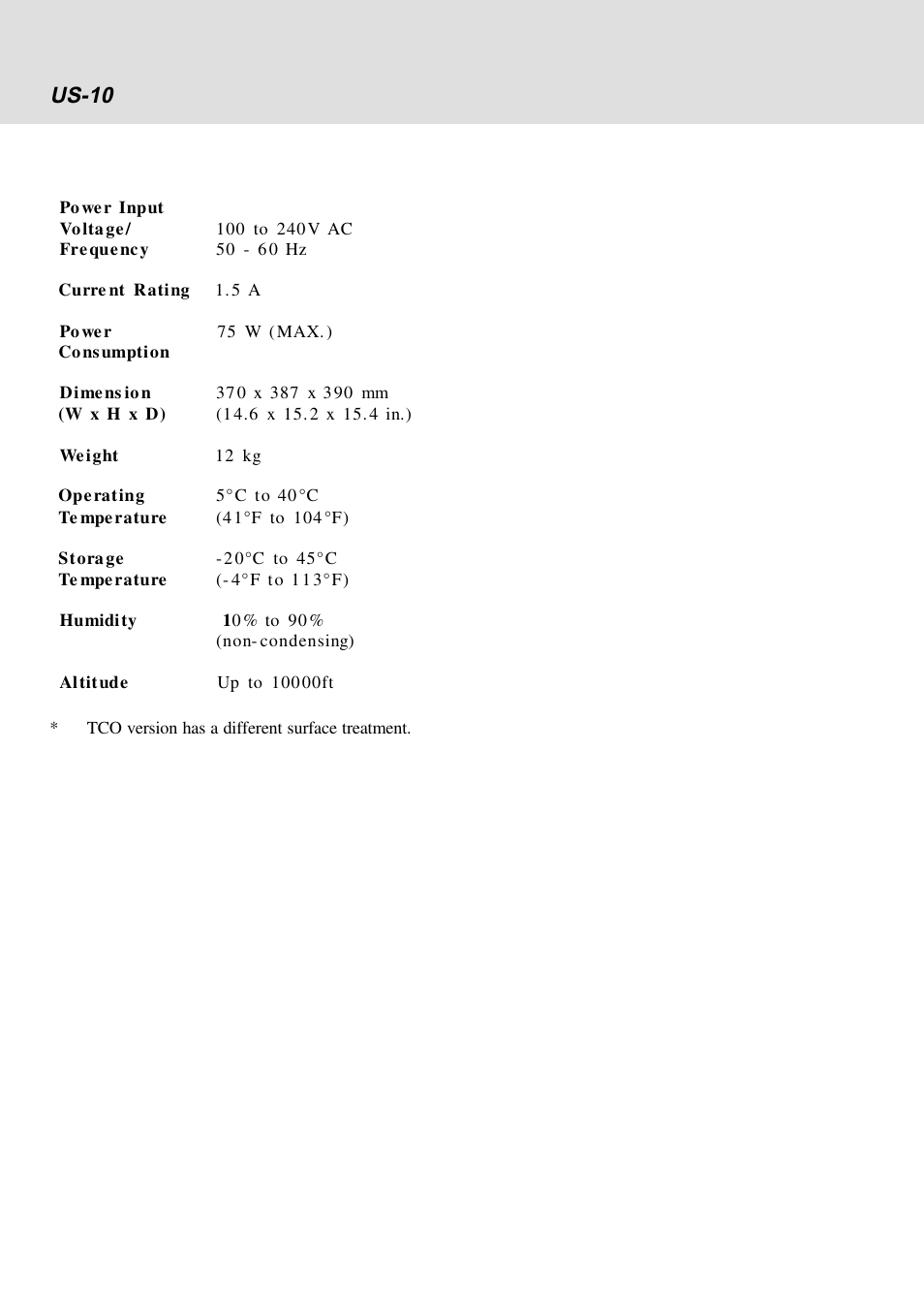 Us-10 | Lenovo E54 User Manual | Page 17 / 18