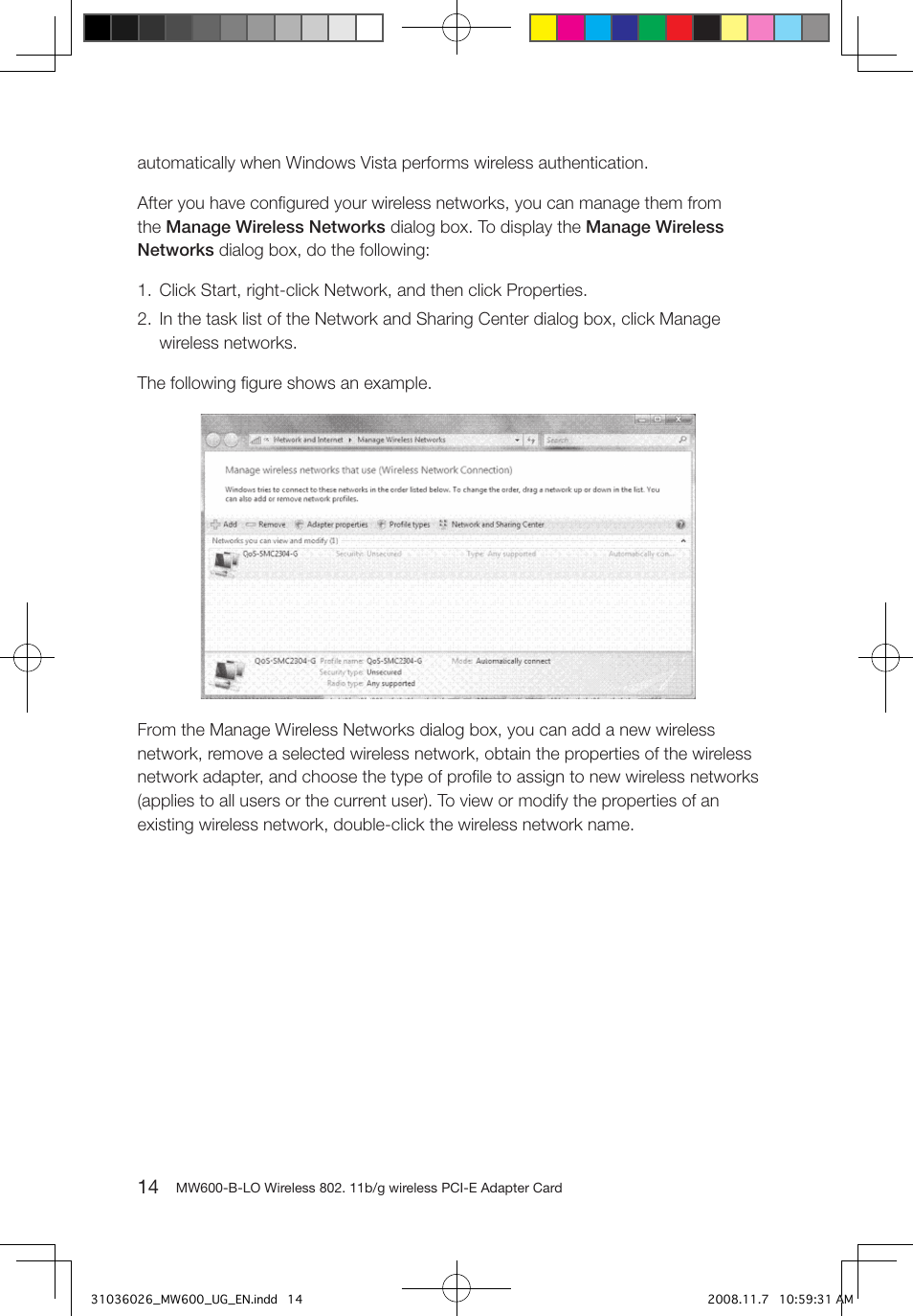 Lenovo NETWORK CARD - WIRELESS ADAPTER MW600-B-LO User Manual | Page 17 / 19