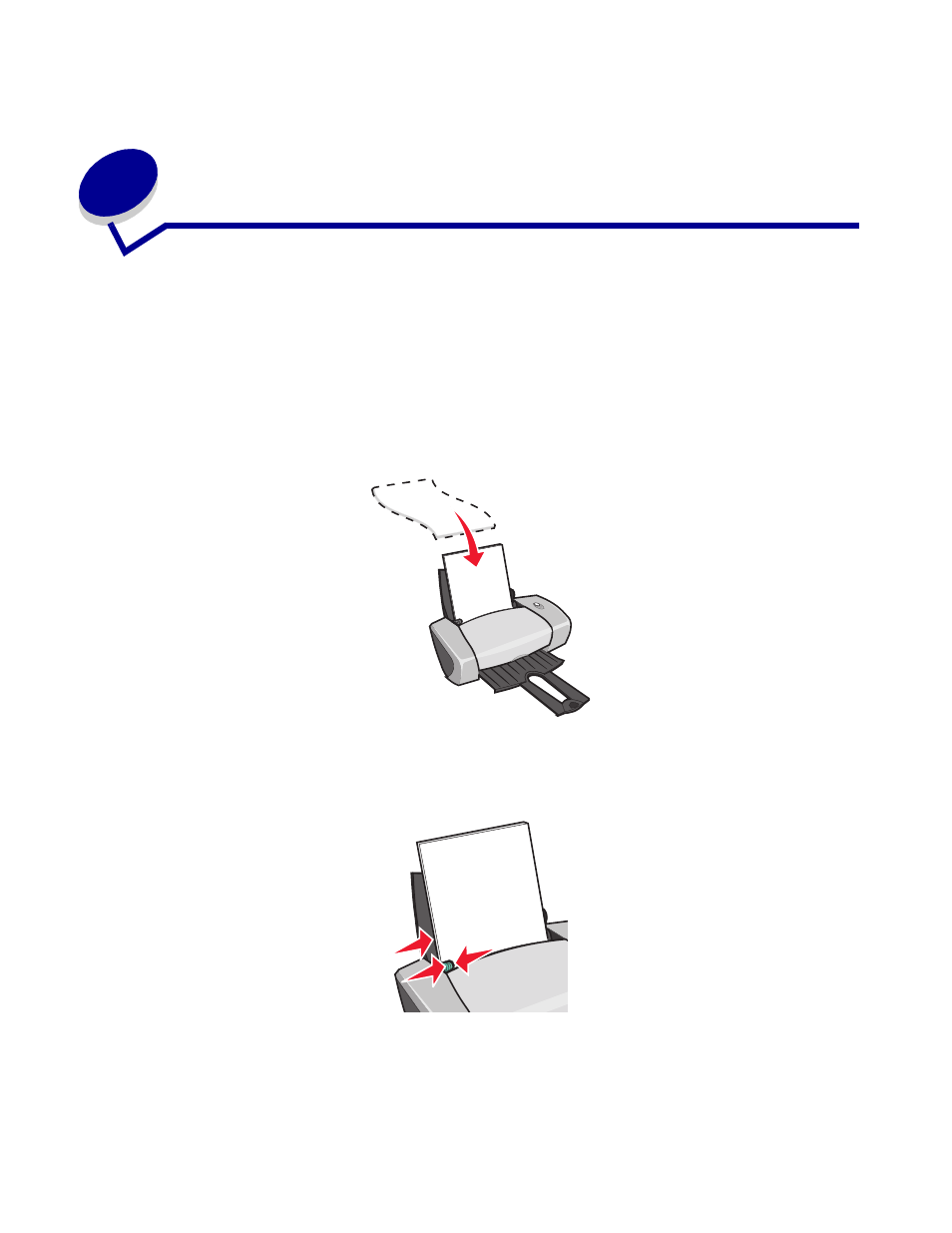 Printing ideas, Printing on plain paper, Step 1: load the paper | Chapter 2: printing ideas | Lenovo 3110 User Manual | Page 10 / 70