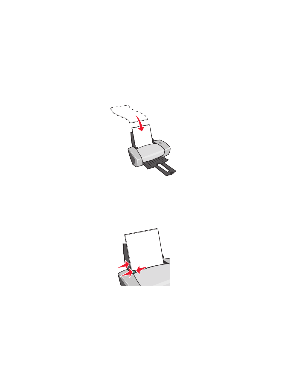 Printing transparencies, Step 1: load the transparencies | Lenovo 3110 User Manual | Page 34 / 70