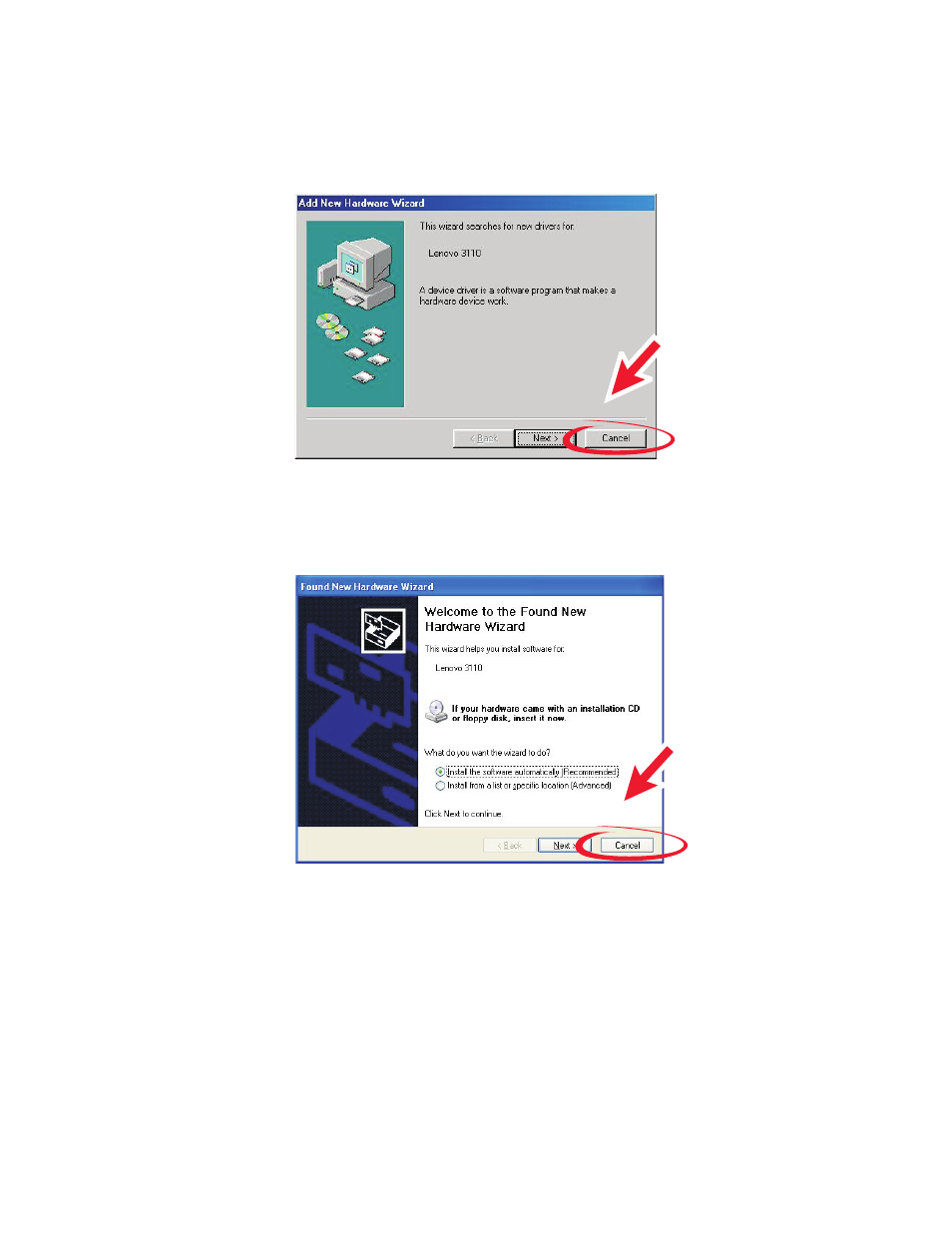 4 eject and reinsert the printer software cd, 5 from your desktop, double-click my computer | Lenovo 3110 User Manual | Page 51 / 70