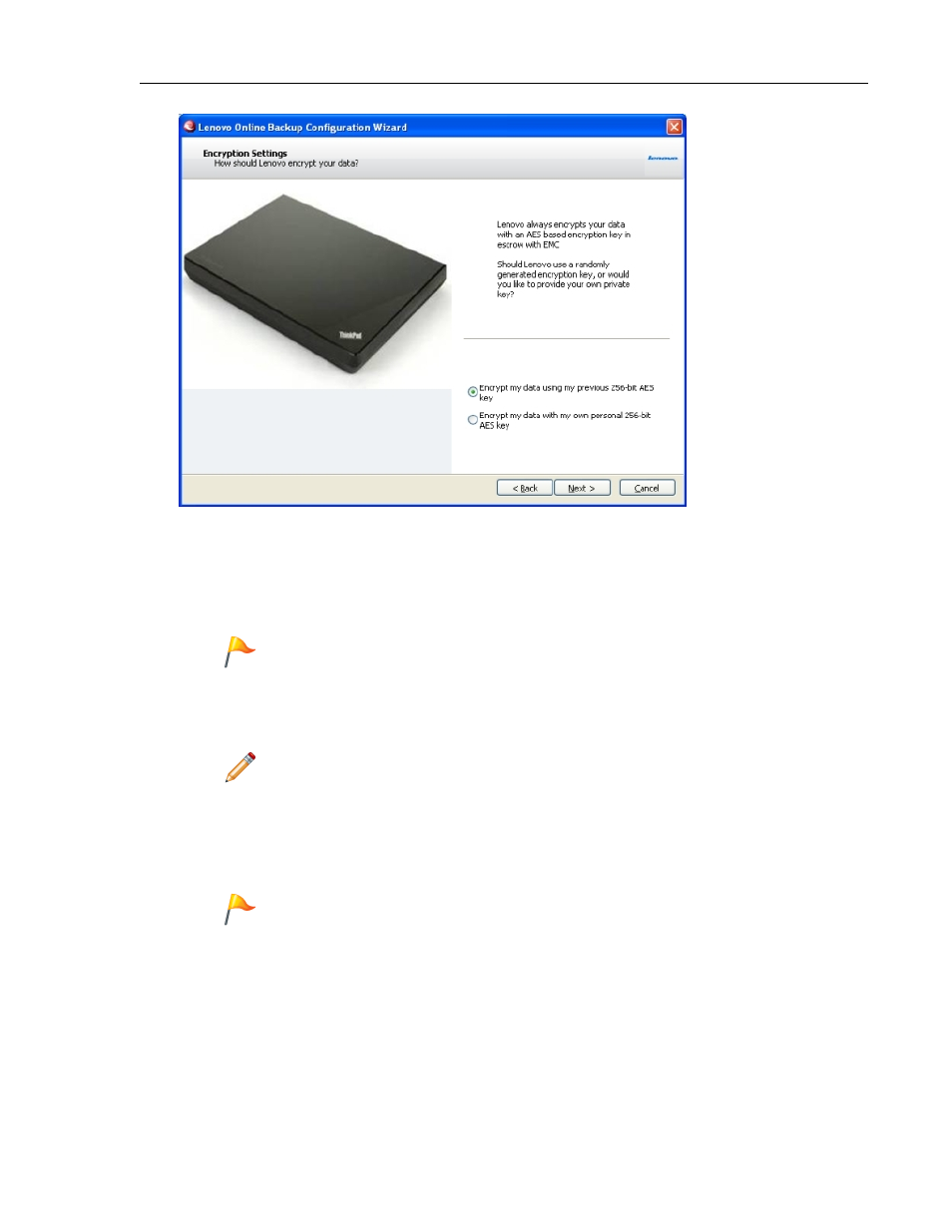 Managing your own key | Lenovo 1.8.14 User Manual | Page 8 / 52