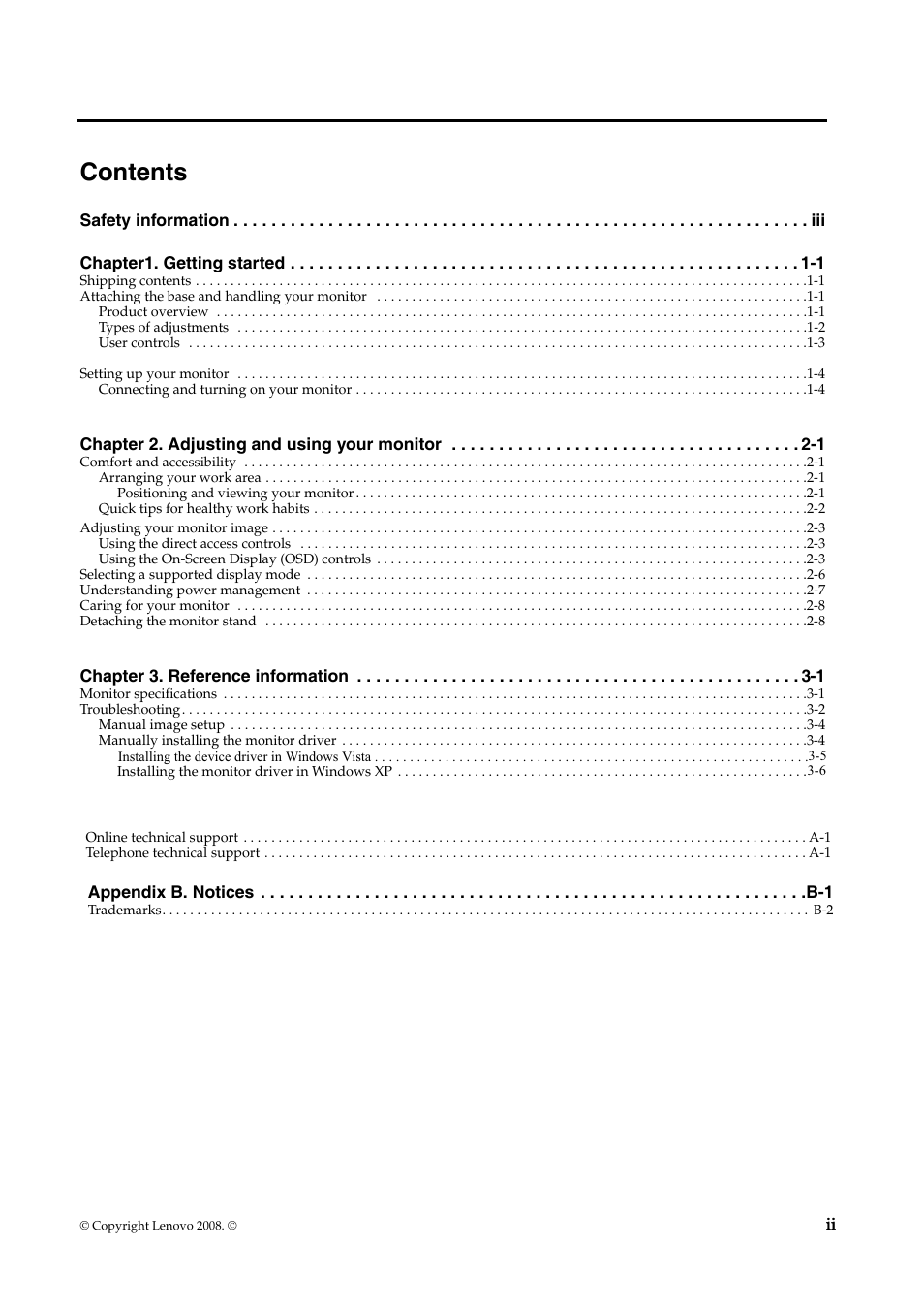 Lenovo D156 WIDE 4415-AB1 User Manual | Page 3 / 31