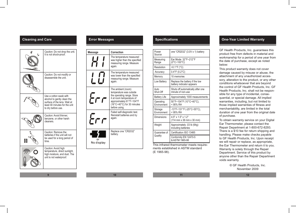 Lumiscope 2215 User Manual | Page 3 / 3