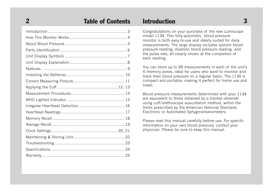 Lumiscope 1134 User Manual | Page 3 / 14