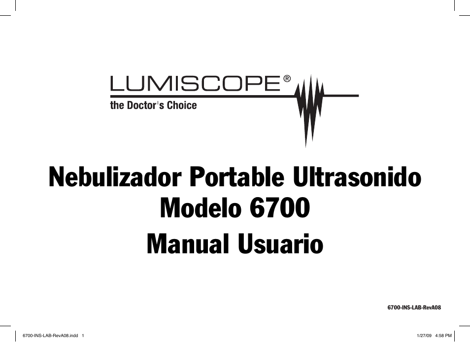 Lumiscope 6700 User Manual | Page 19 / 36