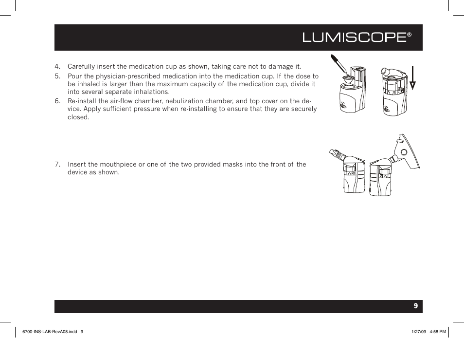 Lumiscope 6700 User Manual | Page 9 / 36