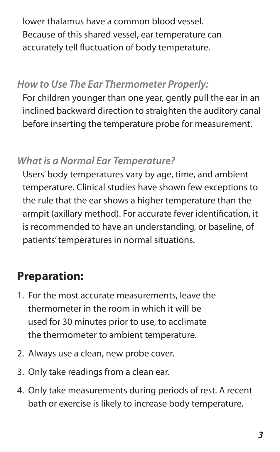 Preparation | Lumiscope 2216 User Manual | Page 3 / 12