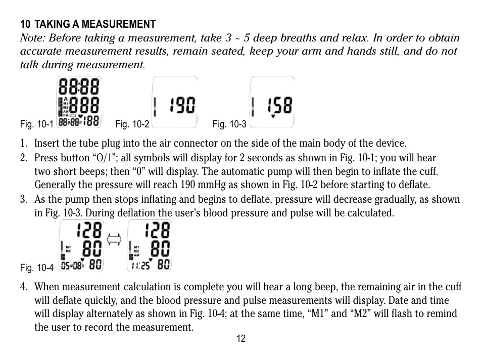 10 taking a measurement | Lumiscope 1133 User Manual | Page 12 / 48