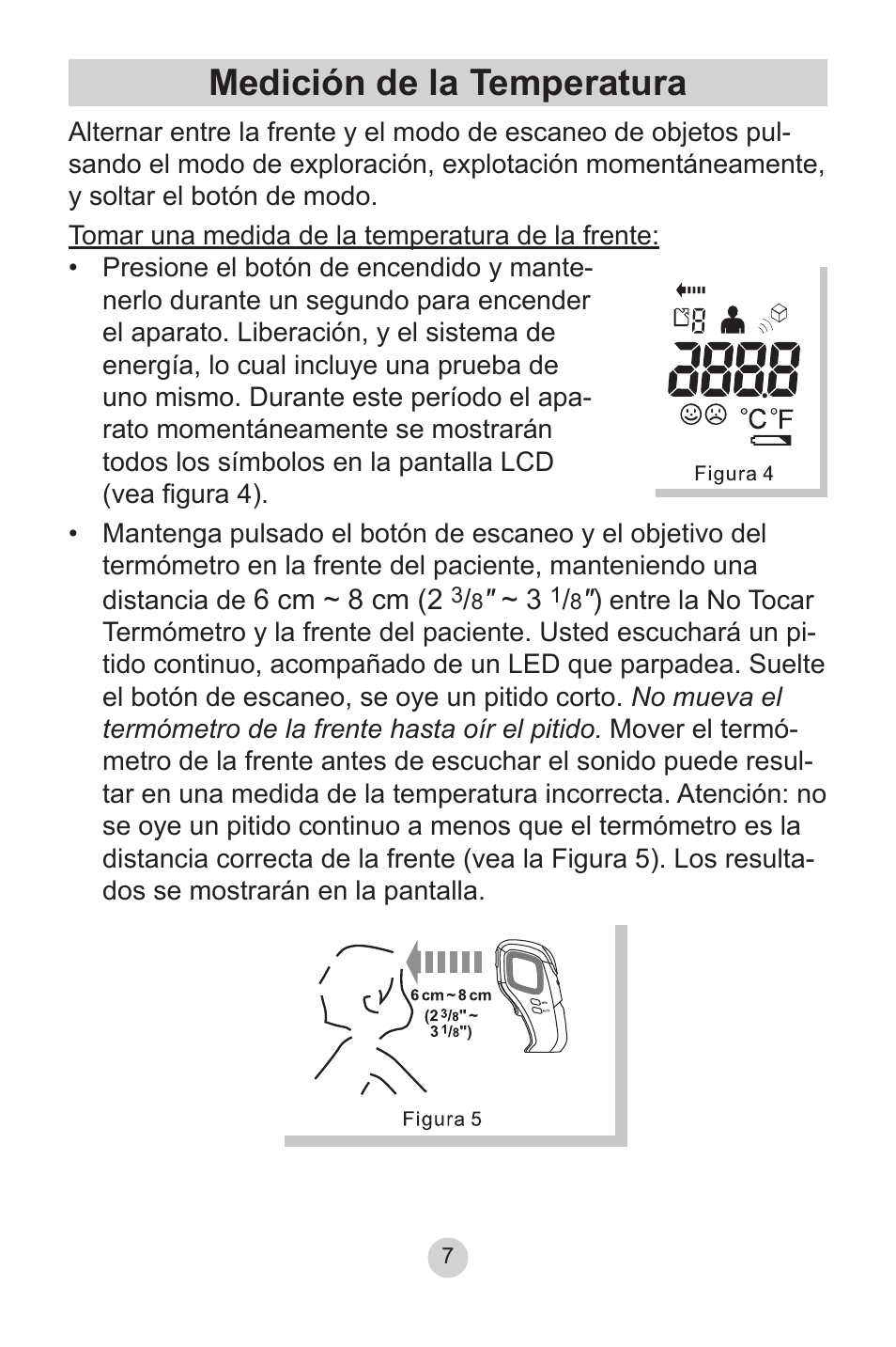 Medición de la temperatura | Lumiscope 2220 User Manual | Page 27 / 36