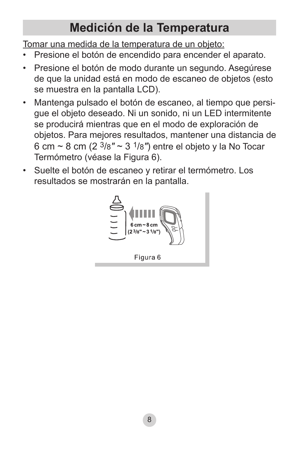 Medición de la temperatura | Lumiscope 2220 User Manual | Page 28 / 36