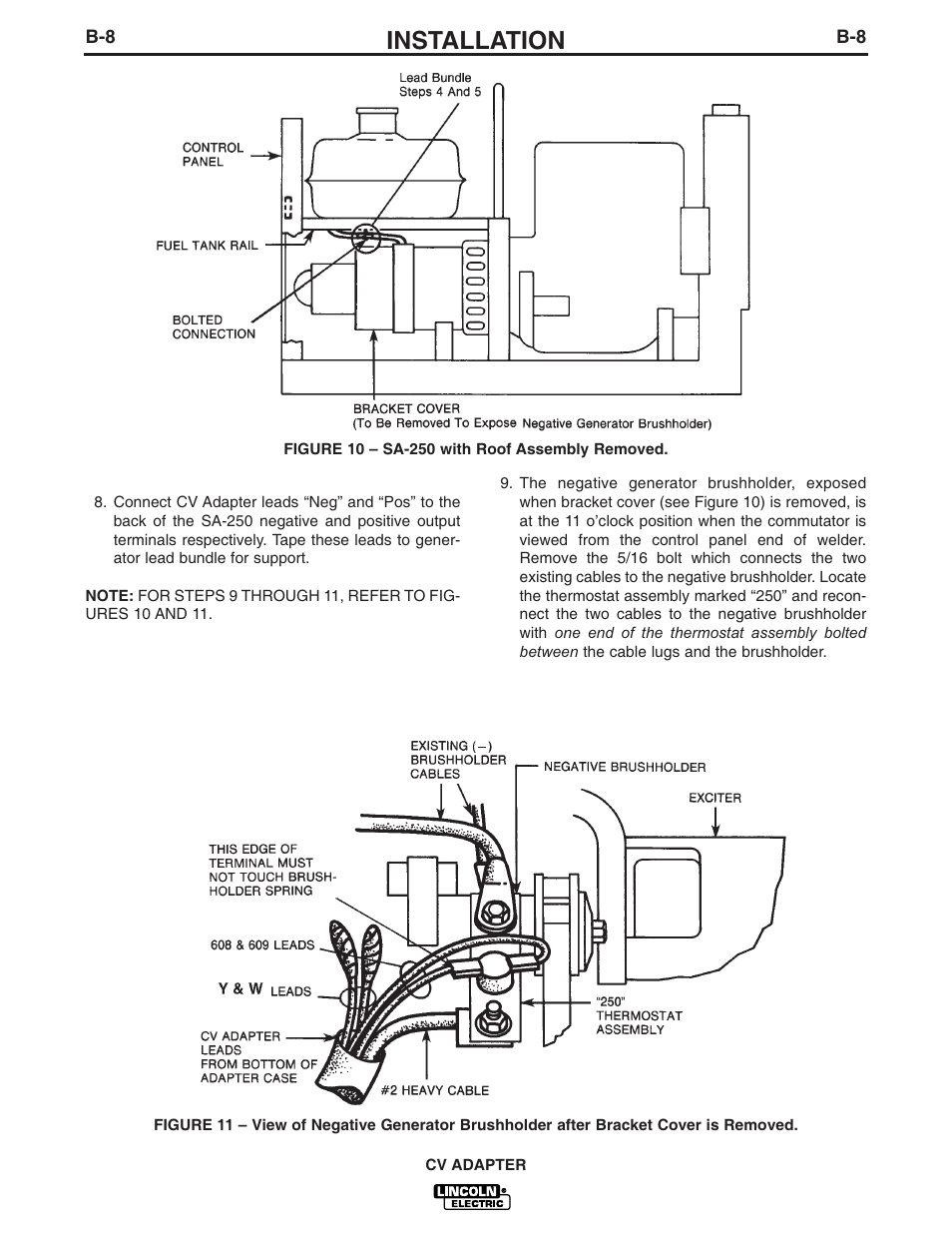 Installation | Lincoln Electric CV ADAPTER IM309-D User Manual | Page 17 / 46