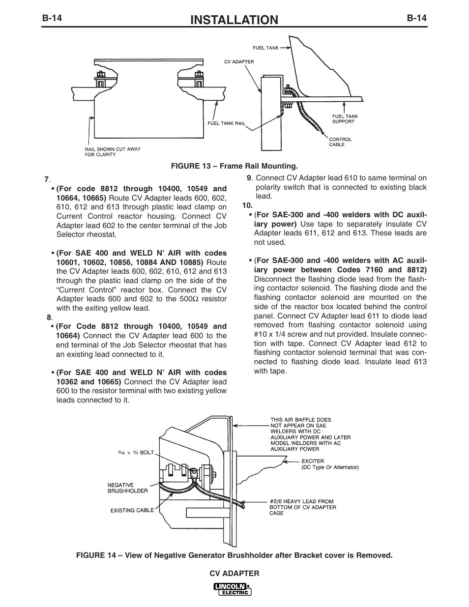 Installation | Lincoln Electric CV ADAPTER IM309-D User Manual | Page 23 / 46