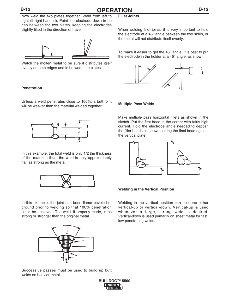 Operation | Lincoln Electric BULLDOG IM10074 User Manual | Page 26 / 45