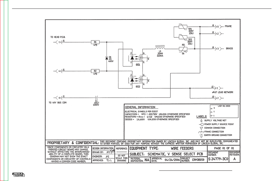 Electrical diagrams | Lincoln Electric POWER FEED 10M SINGLE/DUAL SVM172-A User Manual | Page 142 / 151