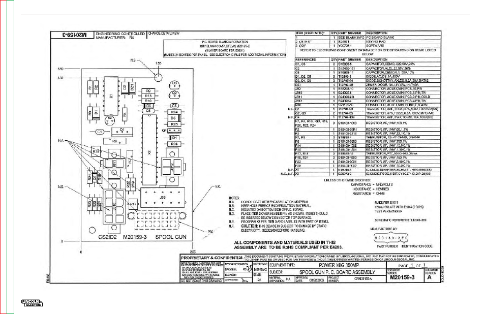 Electrical diagrams | Lincoln Electric POWER FEED 10M SINGLE/DUAL SVM172-A User Manual | Page 149 / 151