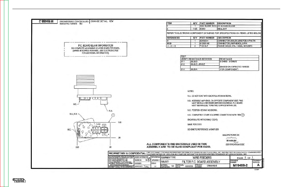 Electrical diagrams | Lincoln Electric POWER FEED 10M SINGLE/DUAL SVM172-A User Manual | Page 151 / 151