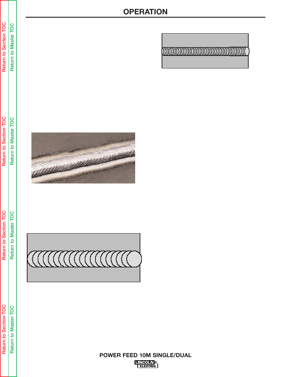 Operation | Lincoln Electric POWER FEED 10M SINGLE/DUAL SVM172-A User Manual | Page 40 / 151