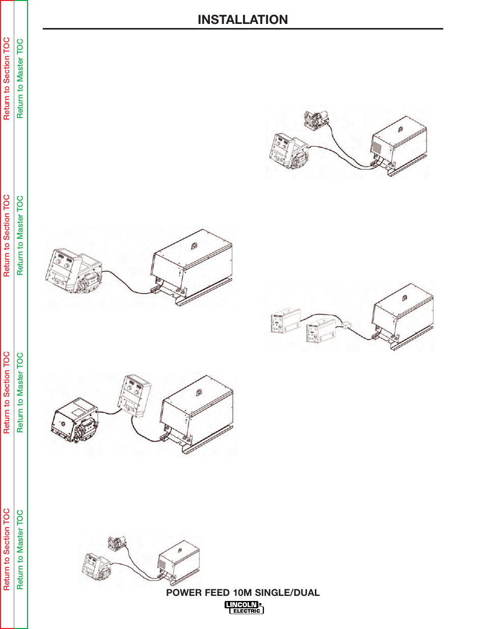 Installation | Lincoln Electric POWER FEED 10M SINGLE/DUAL SVM172-A User Manual | Page 67 / 151