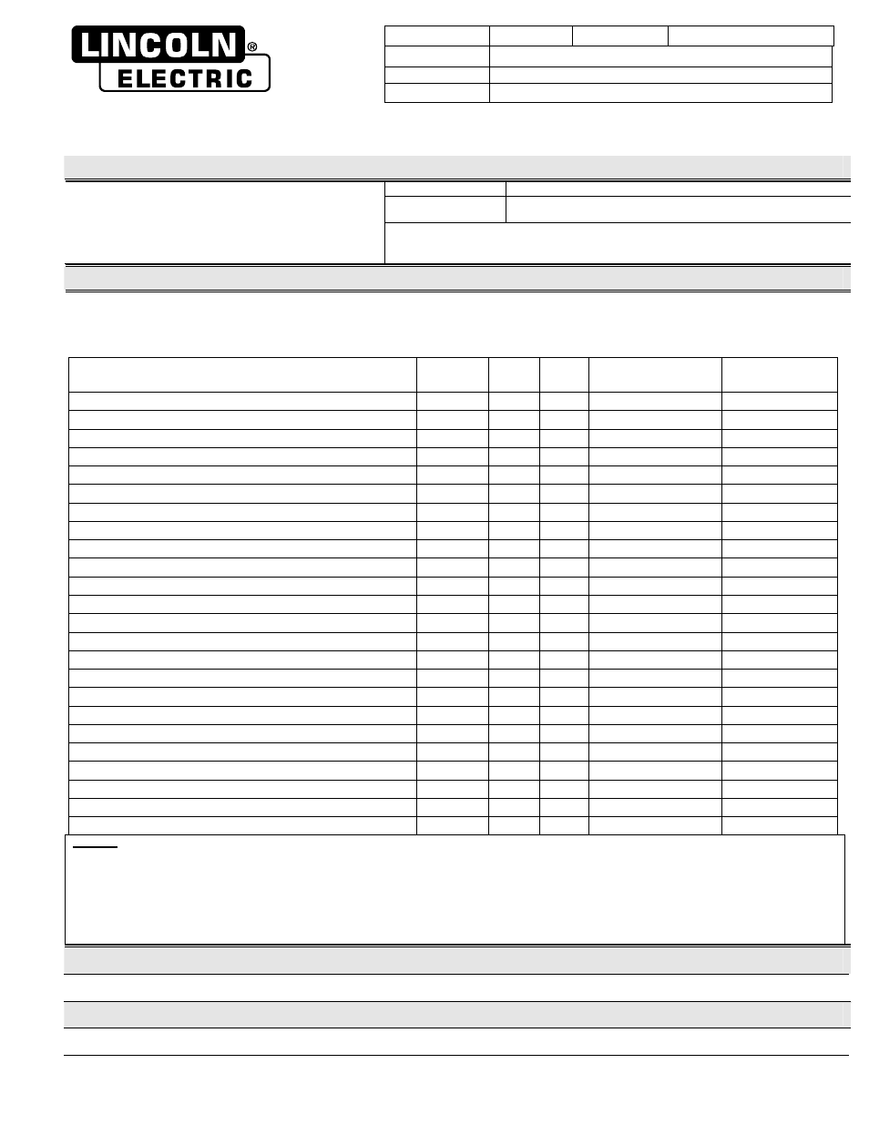 Lincoln Electric 316/316L AC-DC User Manual | 3 pages