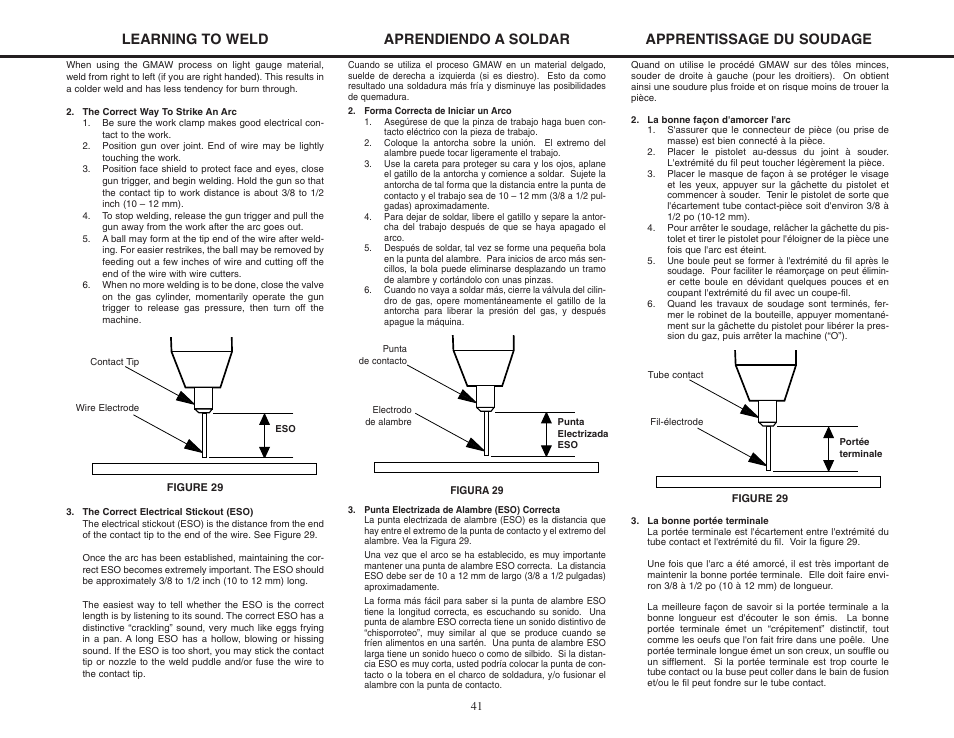 Lincoln Electric MIG-PAK 10 User Manual | Page 41 / 64