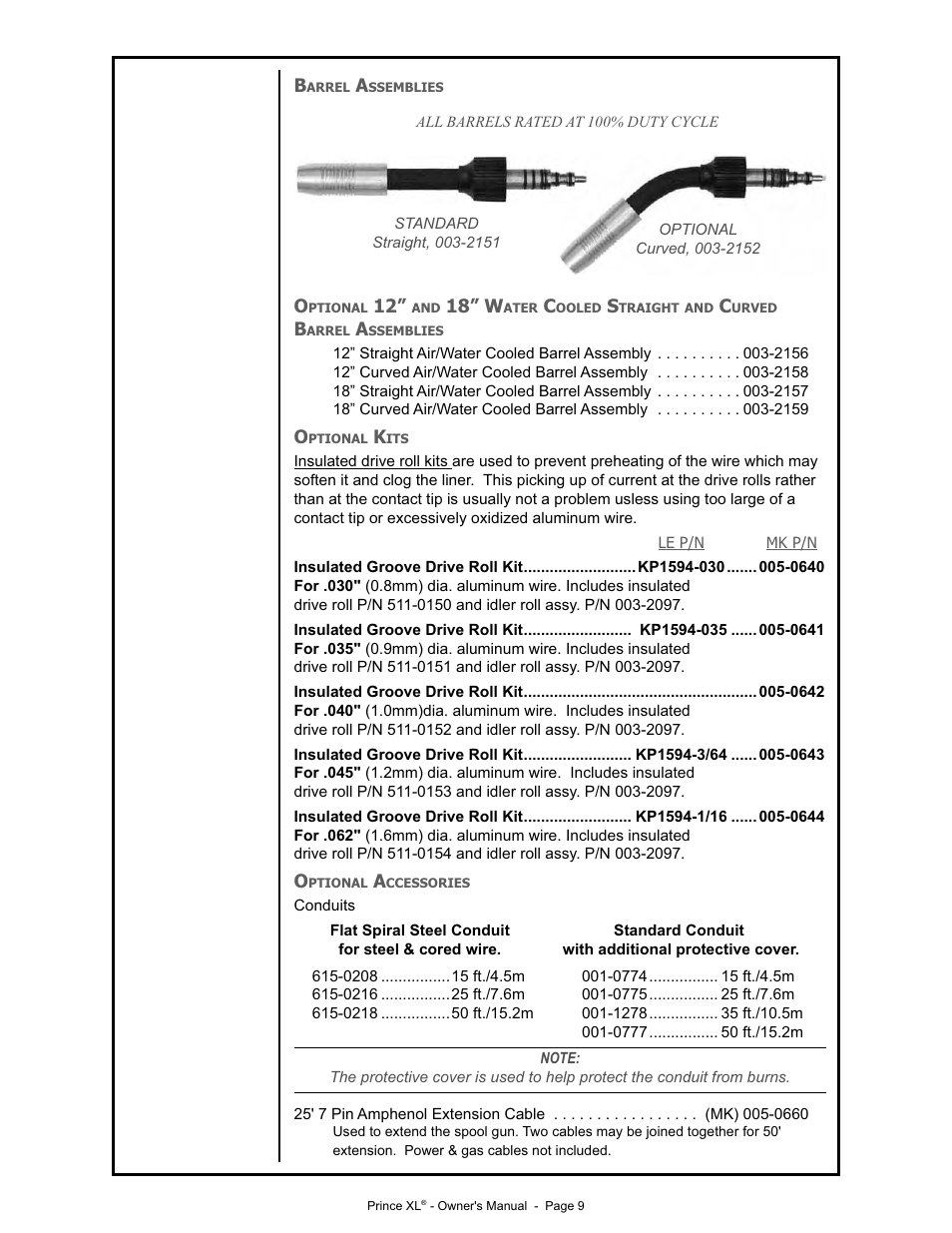 Lincoln Electric PRINCE IM818 User Manual | Page 16 / 45