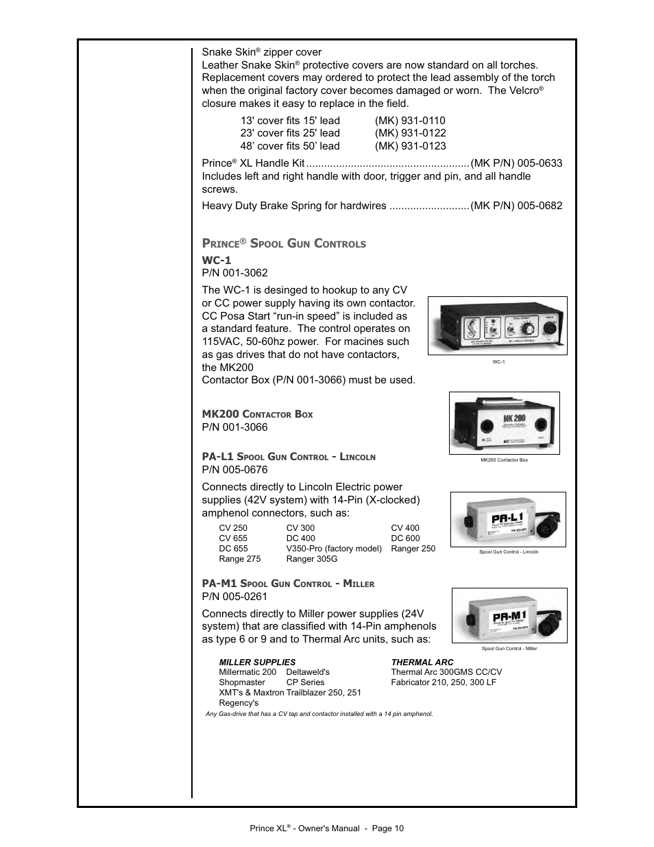 Lincoln Electric PRINCE IM818 User Manual | Page 17 / 45