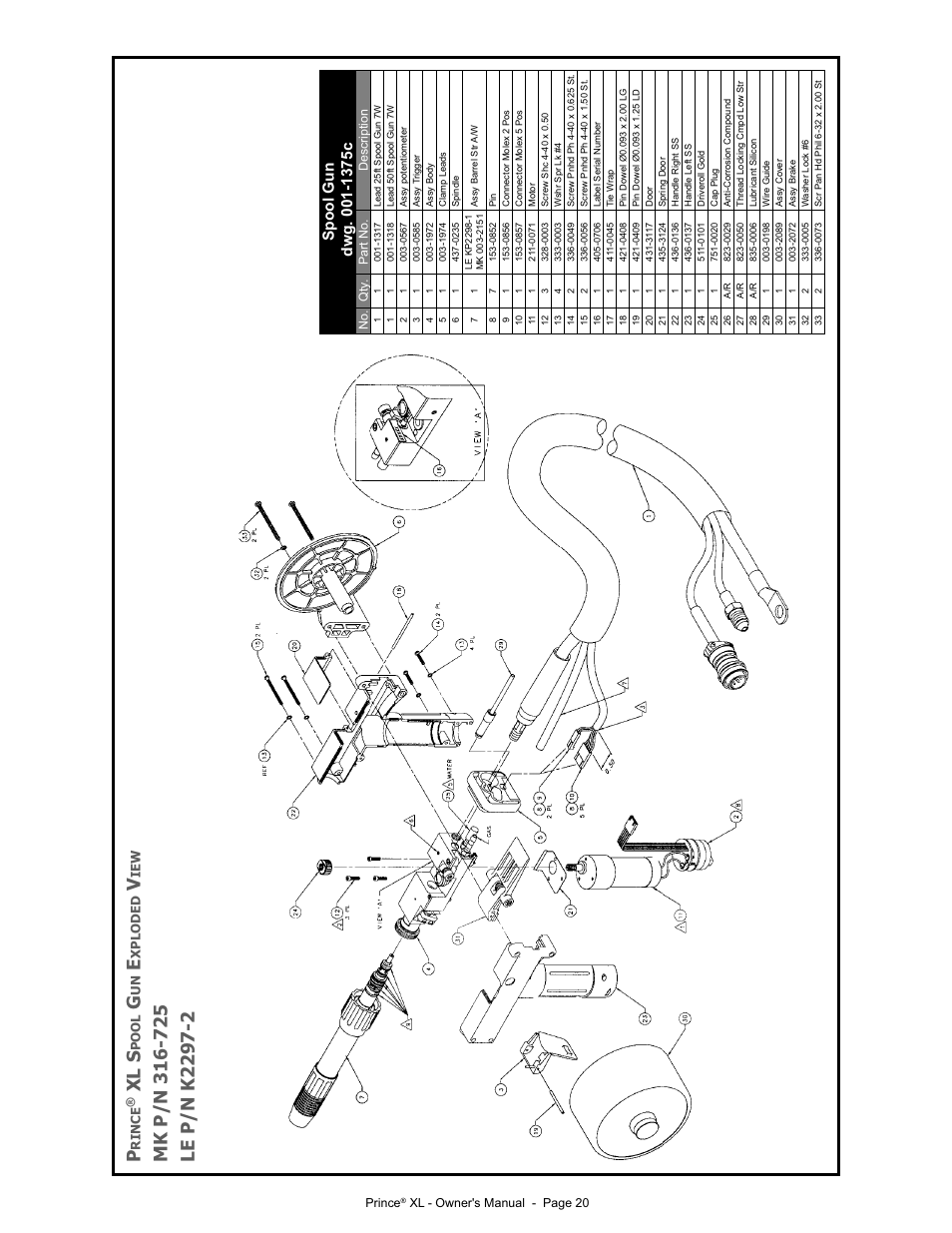 Xl s | Lincoln Electric PRINCE IM818 User Manual | Page 27 / 45