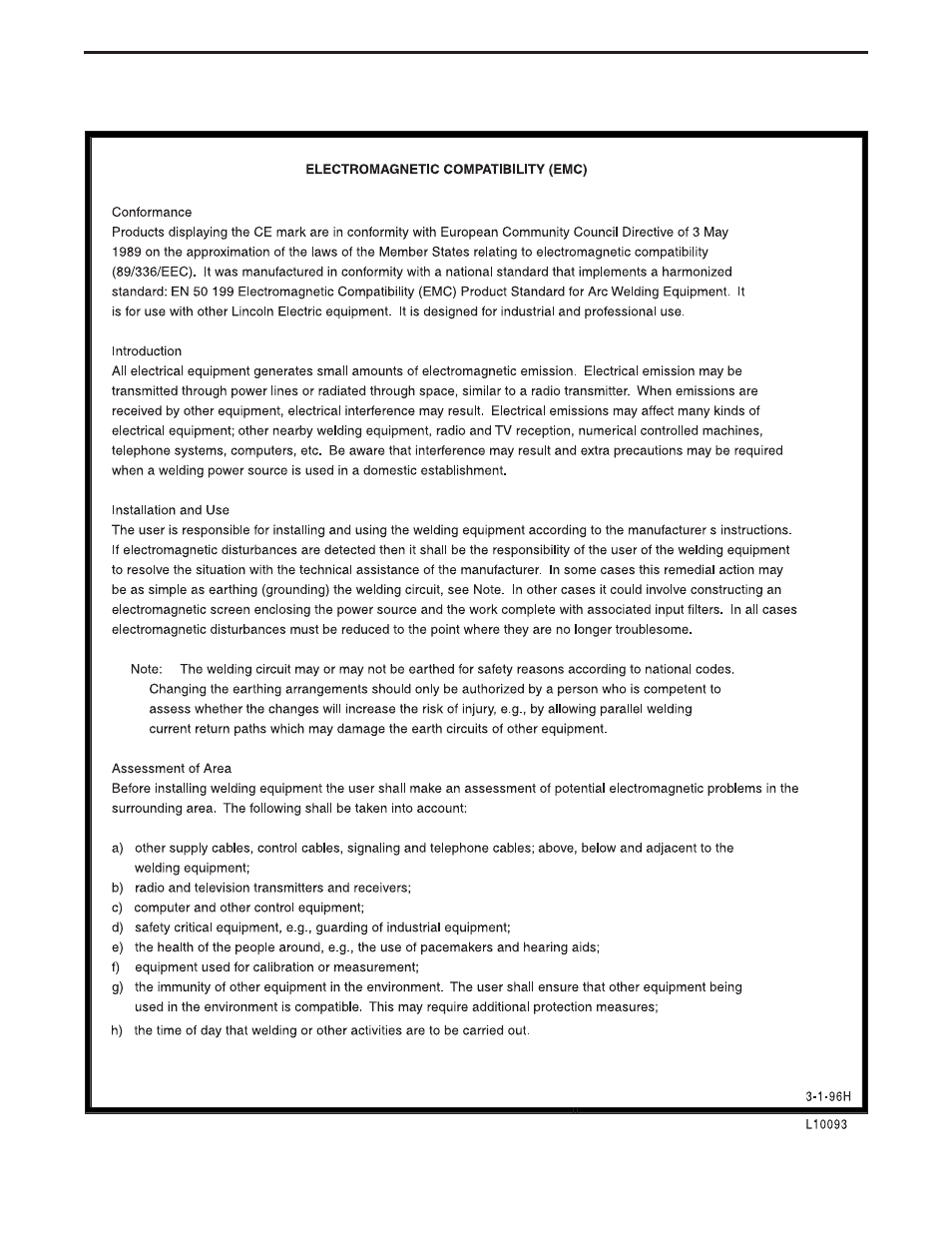 Safety | Lincoln Electric IM795 User Manual | Page 6 / 39