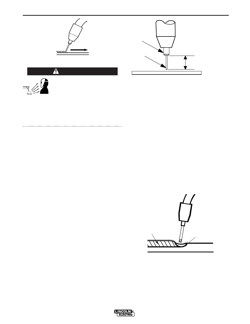 Operation, Warning | Lincoln Electric MIG PAK HD IM822 User Manual | Page 22 / 39