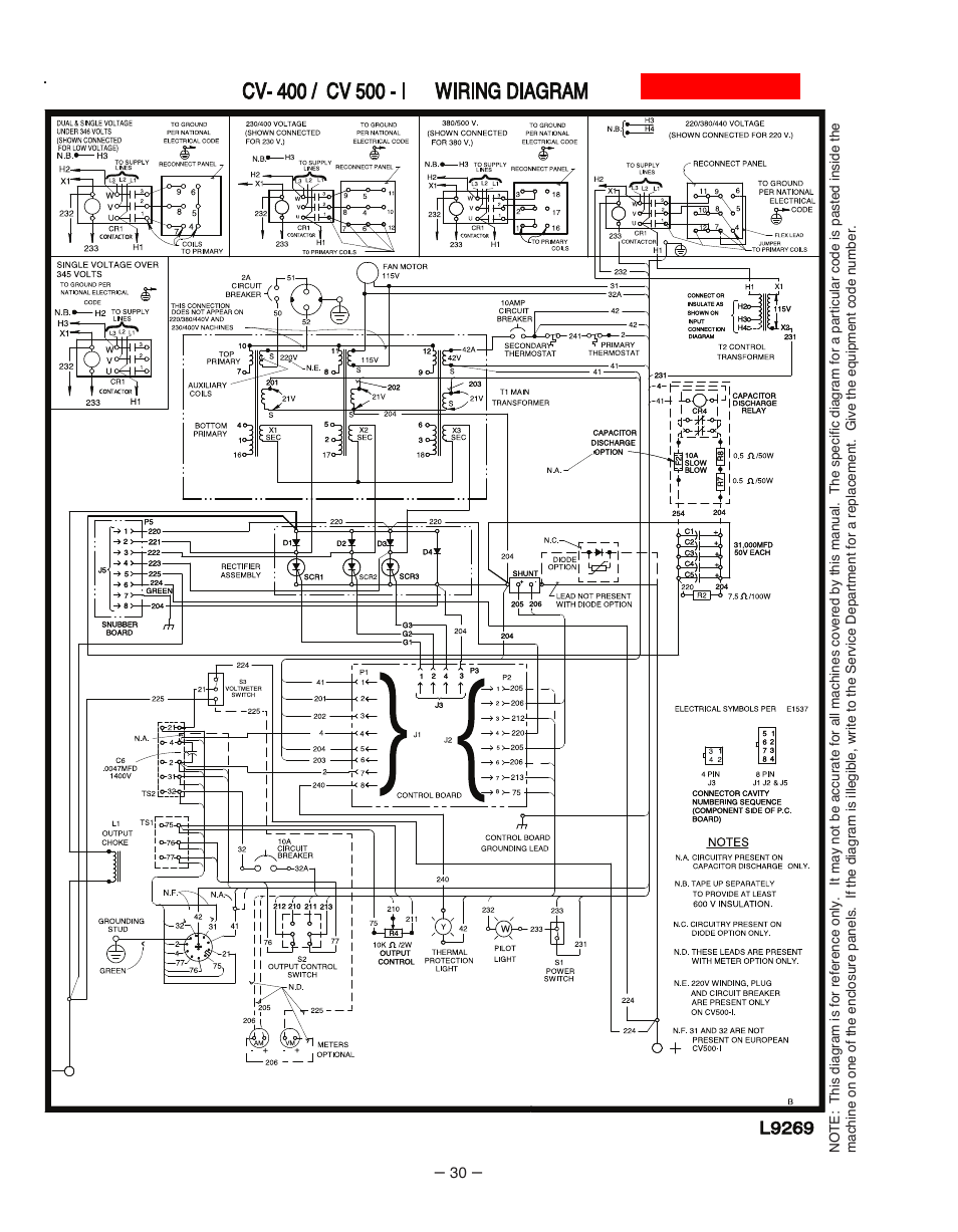 Lincoln Electric IM481-B User Manual | Page 30 / 35