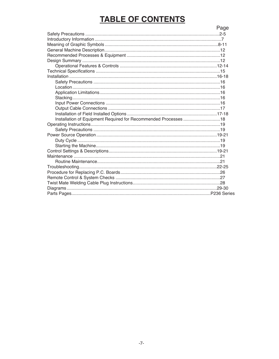 Lincoln Electric IM481-B User Manual | Page 7 / 35