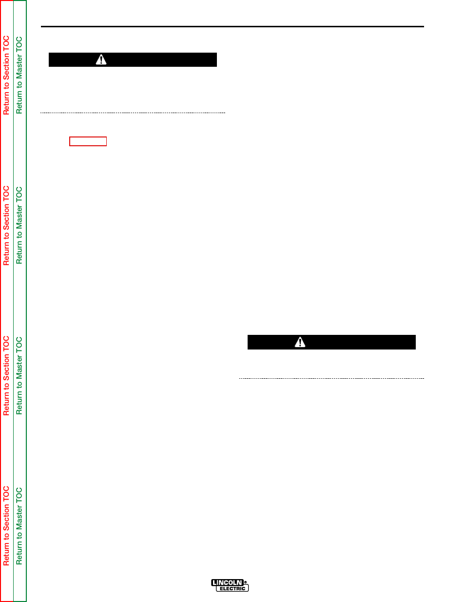 Feeding wire electrode, Idle roll pressure setting, Making a weld | Operation, Warning | Lincoln Electric POWER MIG SVM157-A User Manual | Page 17 / 91