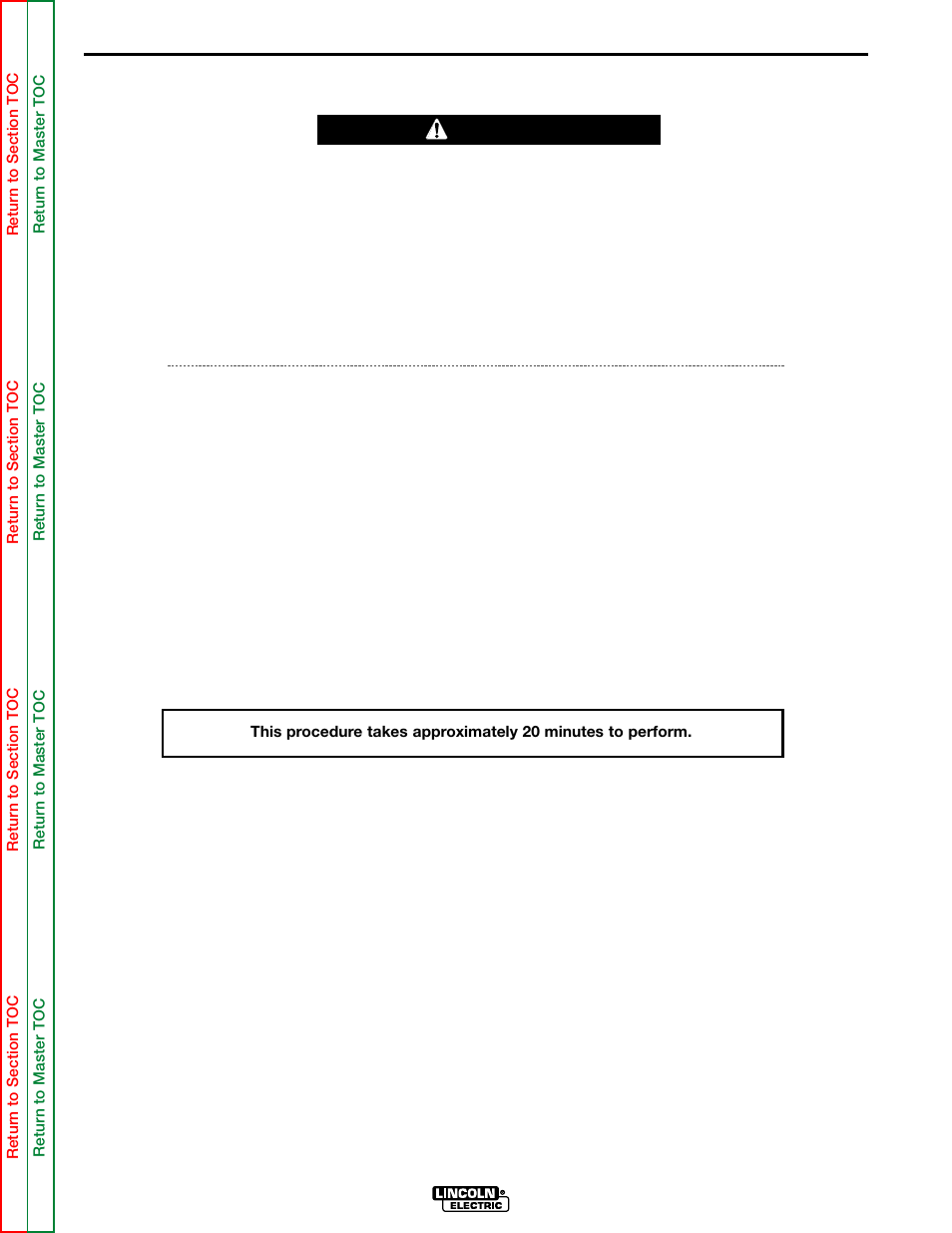 Output bridge rectifier test, F-19, Output bridge | Rectifier test, The output bridge rectifier, Test, Troubleshooting and repair, Warning | Lincoln Electric POWER MIG SVM157-A User Manual | Page 53 / 91