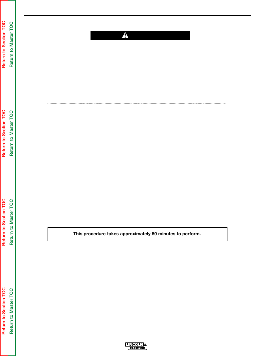 Wire drive motor assembly replacement, F-29, Troubleshooting and repair | Warning | Lincoln Electric POWER MIG SVM157-A User Manual | Page 63 / 91