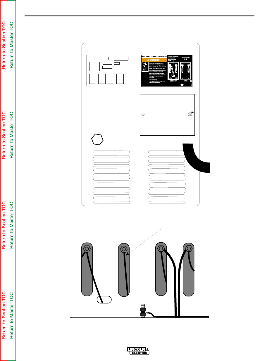 Access panel. see figure f.20, Panel. see figure f.21, Lead 118 | Troubleshooting and repair | Lincoln Electric POWER MIG SVM157-A User Manual | Page 79 / 91