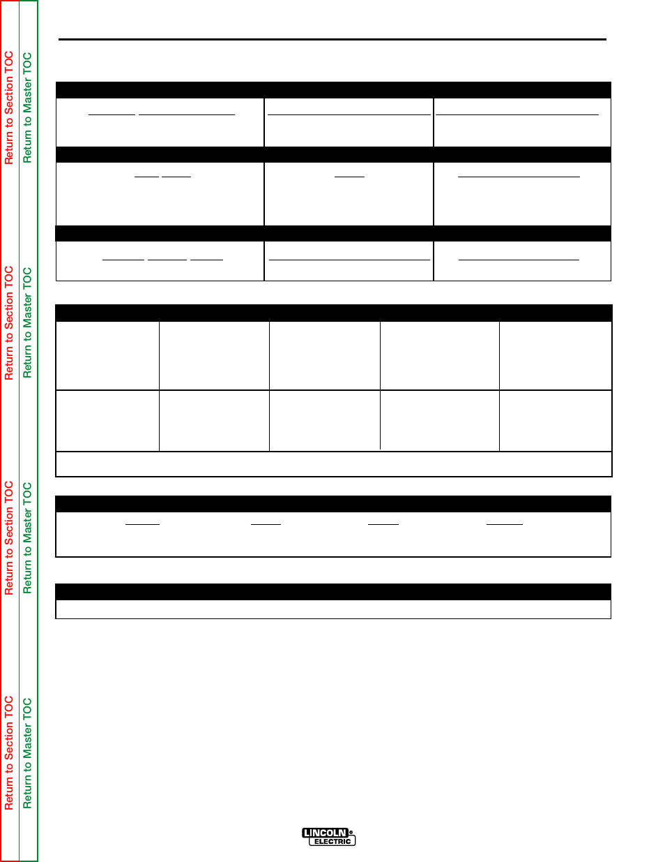 Technical specifications, Installation, Technical specifications – power mig 200 | Lincoln Electric POWER MIG SVM157-A User Manual | Page 8 / 91