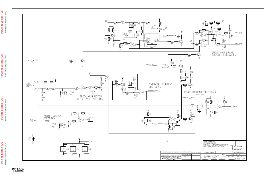 Control pc board schematic, Electrical diagrams | Lincoln Electric POWER MIG SVM157-A User Manual | Page 89 / 91