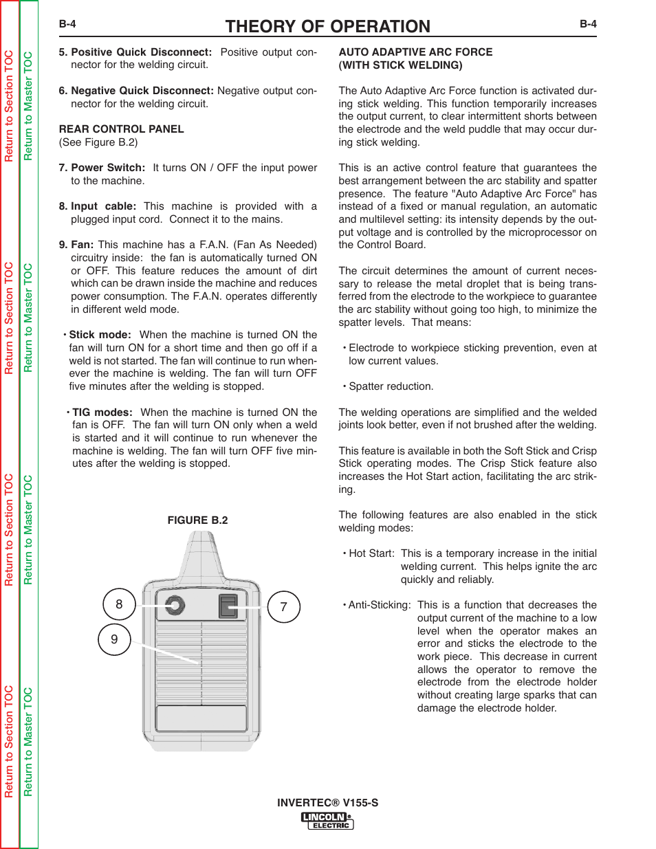 Theory of operation | Lincoln Electric V155-S User Manual | Page 18 / 78