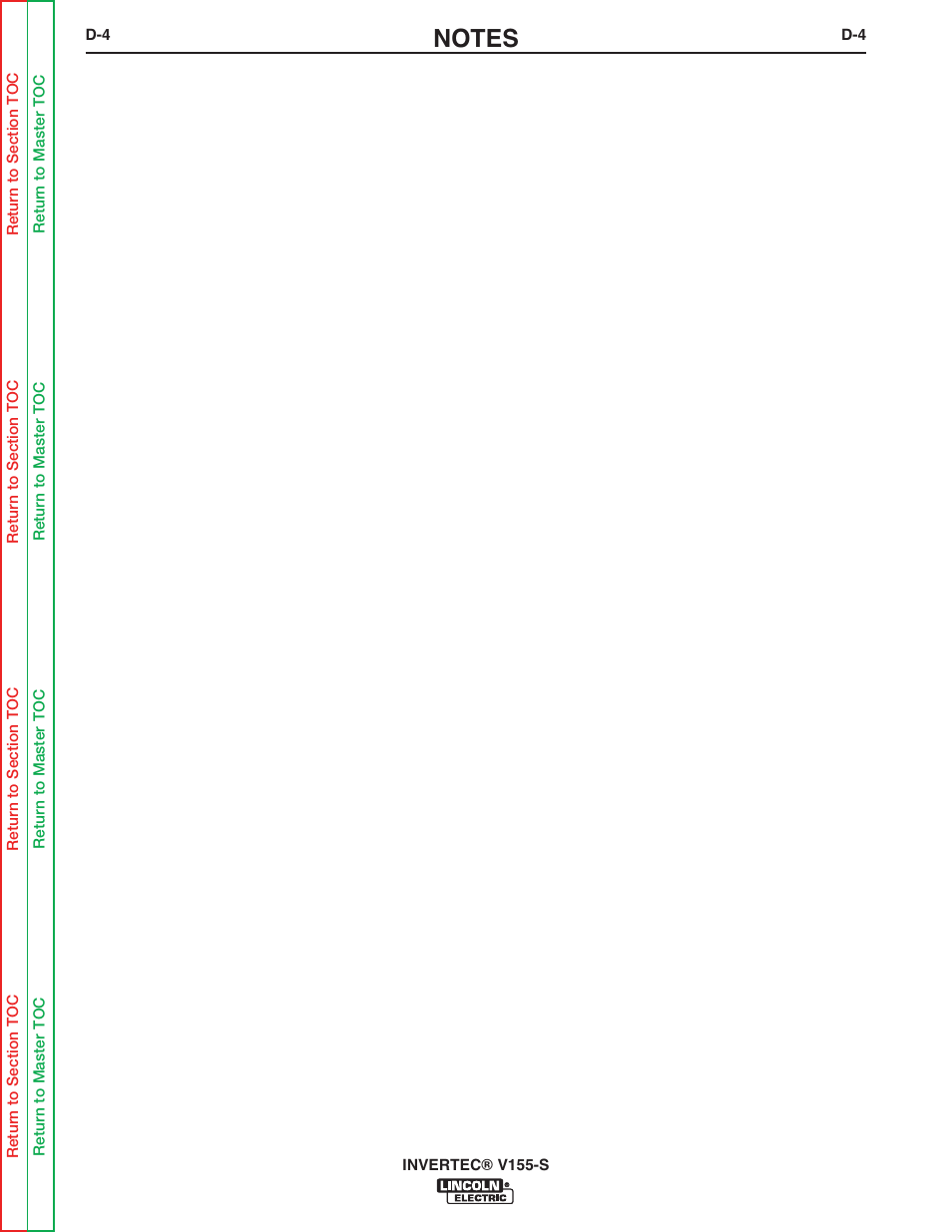 Lincoln Electric V155-S User Manual | Page 24 / 78