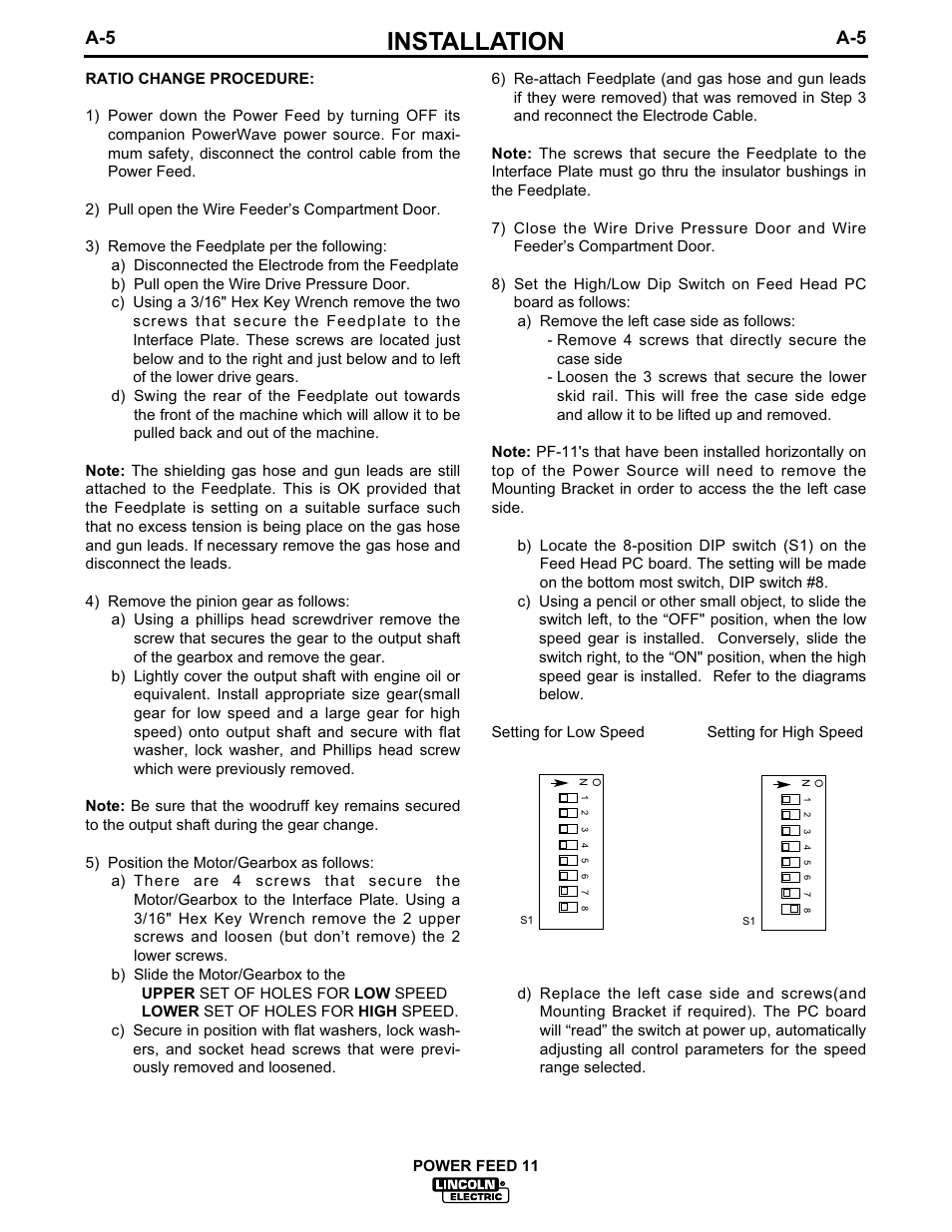 Installation | Lincoln Electric IM613-B User Manual | Page 13 / 54