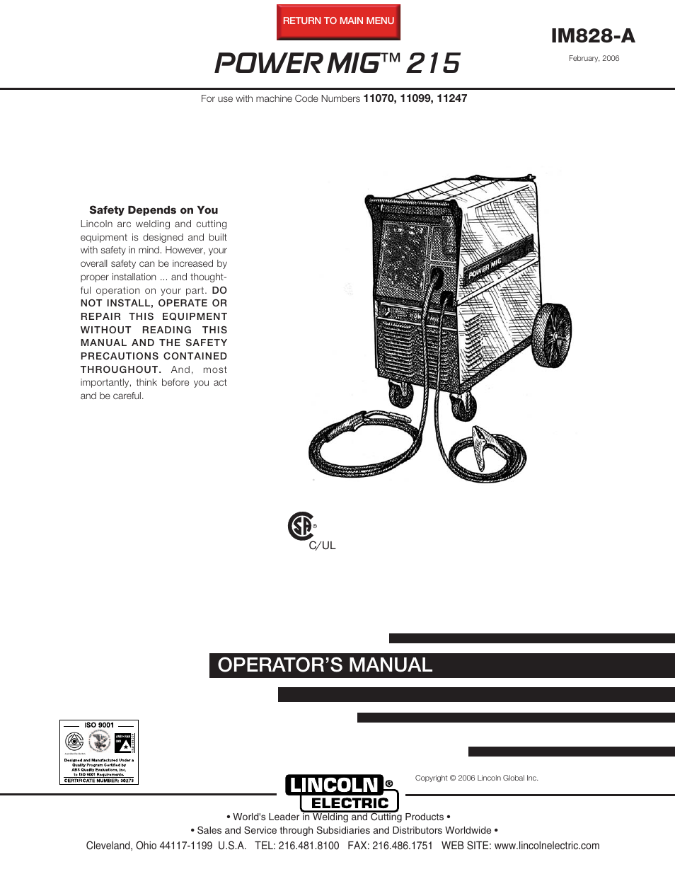 Lincoln Electric pmn User Manual | 35 pages