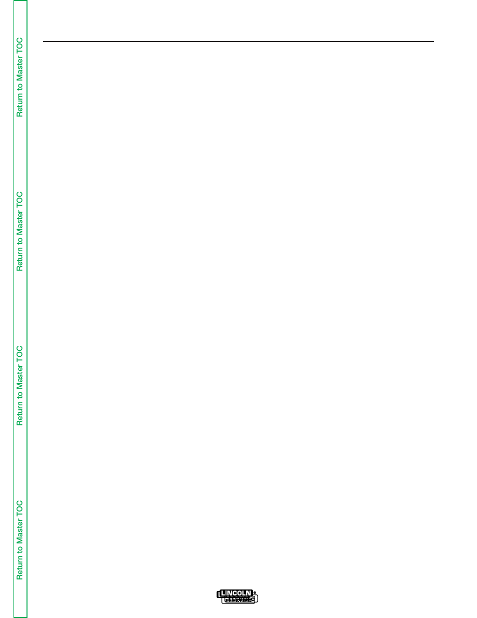 Section g - electrical diagrams | Lincoln Electric POWER WAVE SVM173-A User Manual | Page 135 / 165