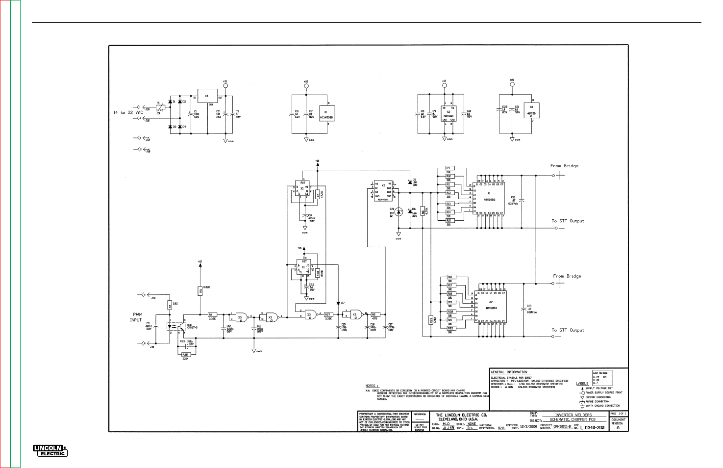 Electrical diagrams | Lincoln Electric POWER WAVE SVM173-A User Manual | Page 142 / 165