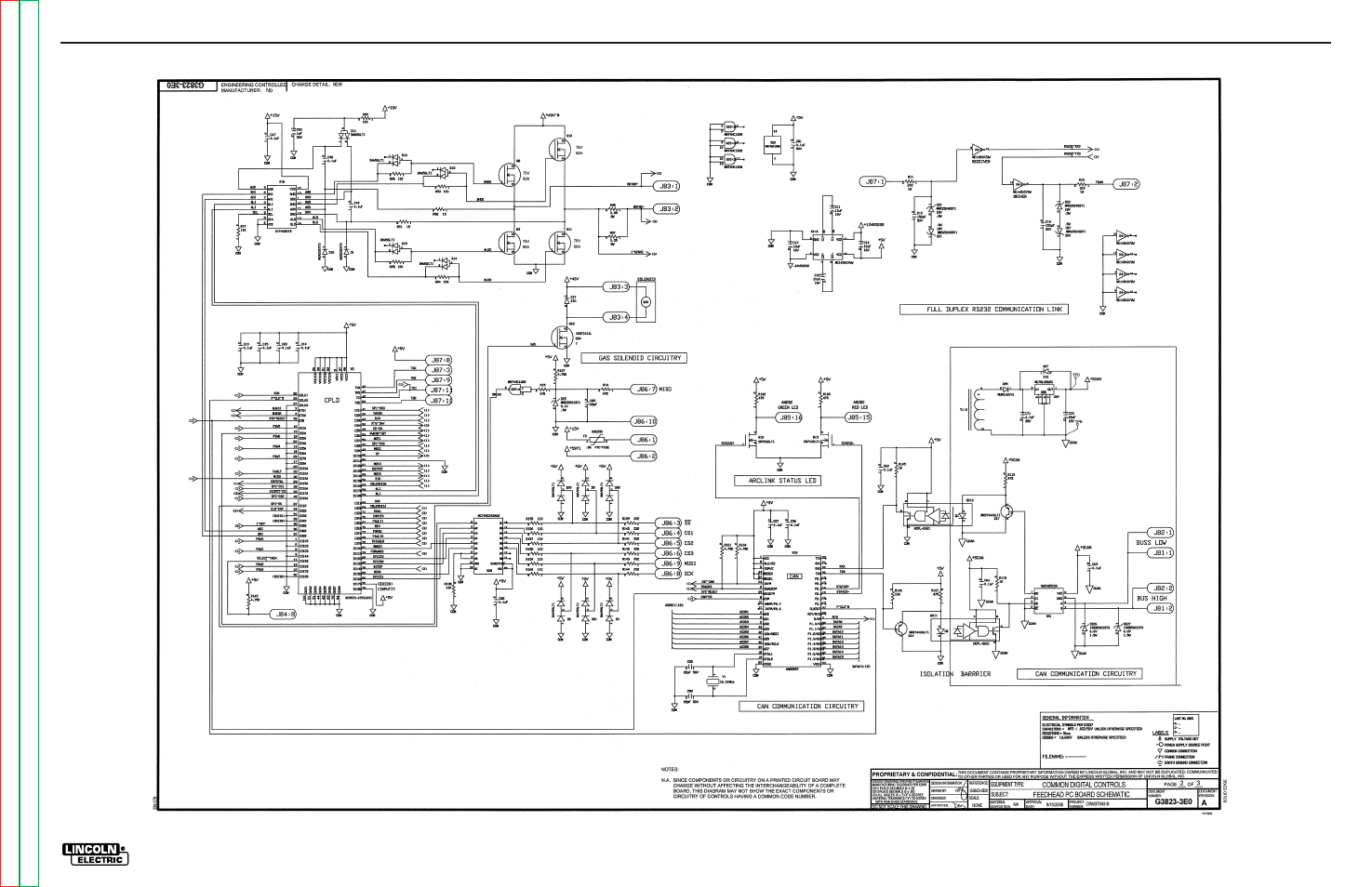 Electrical diagrams | Lincoln Electric POWER WAVE SVM173-A User Manual | Page 155 / 165