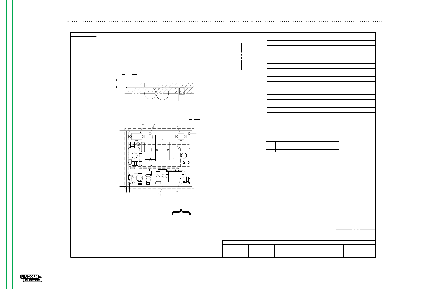 Electrical diagrams, G-31, B.01 | For parts orders only | Lincoln Electric POWER WAVE SVM173-A User Manual | Page 165 / 165