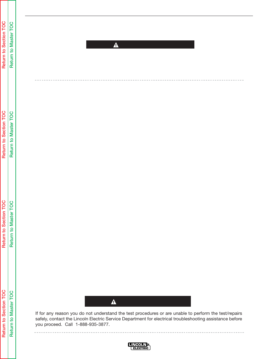 Troubleshooting & repair, How to use troubleshooting guide, Warning caution | Lincoln Electric POWER WAVE SVM173-A User Manual | Page 48 / 165