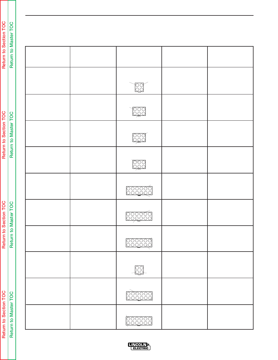 Board according to table f.3, Troubleshooting & repair, Power board test (continued) | Lincoln Electric POWER WAVE SVM173-A User Manual | Page 75 / 165
