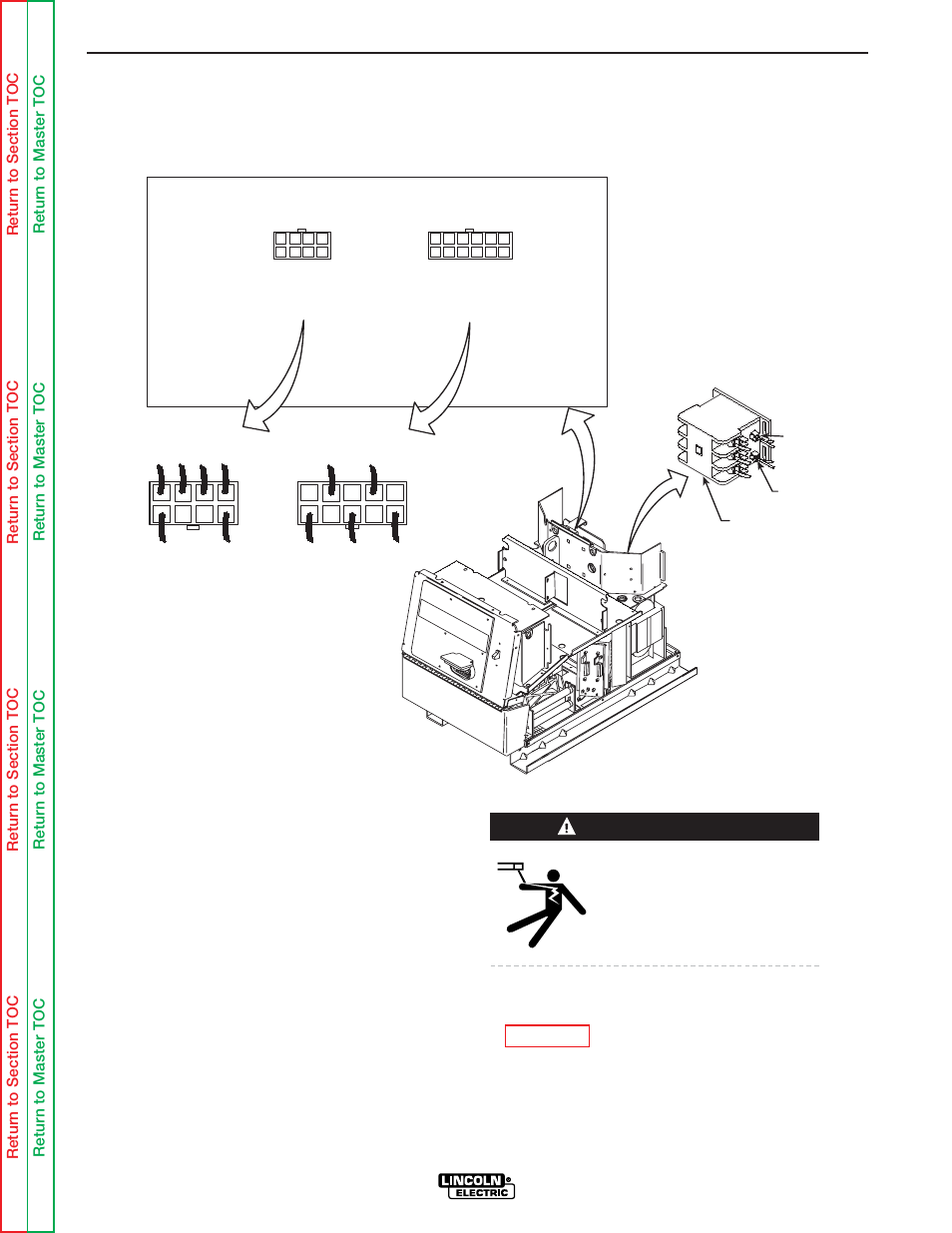 Troubleshooting & repair, Input board test (continued), Warning | Lincoln Electric POWER WAVE SVM173-A User Manual | Page 78 / 165